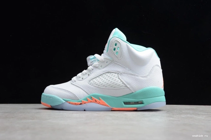 Rep Onekick Light 440892-100 Air Jordan GS Aqua 5 0821